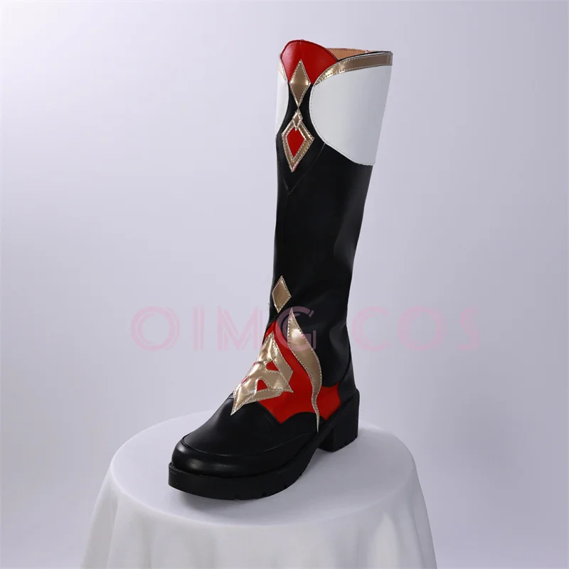 Dahlia cosplay sapatos estilo anime chinês halloween para genshin impacto feminino jogo