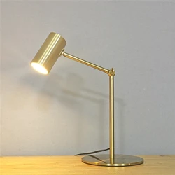 Lámpara de pie con ángulo ajustable, luz LED de escritorio, Retro, nórdica, moderna, para estudio, dormitorio, mesita de noche, decoración nocturna