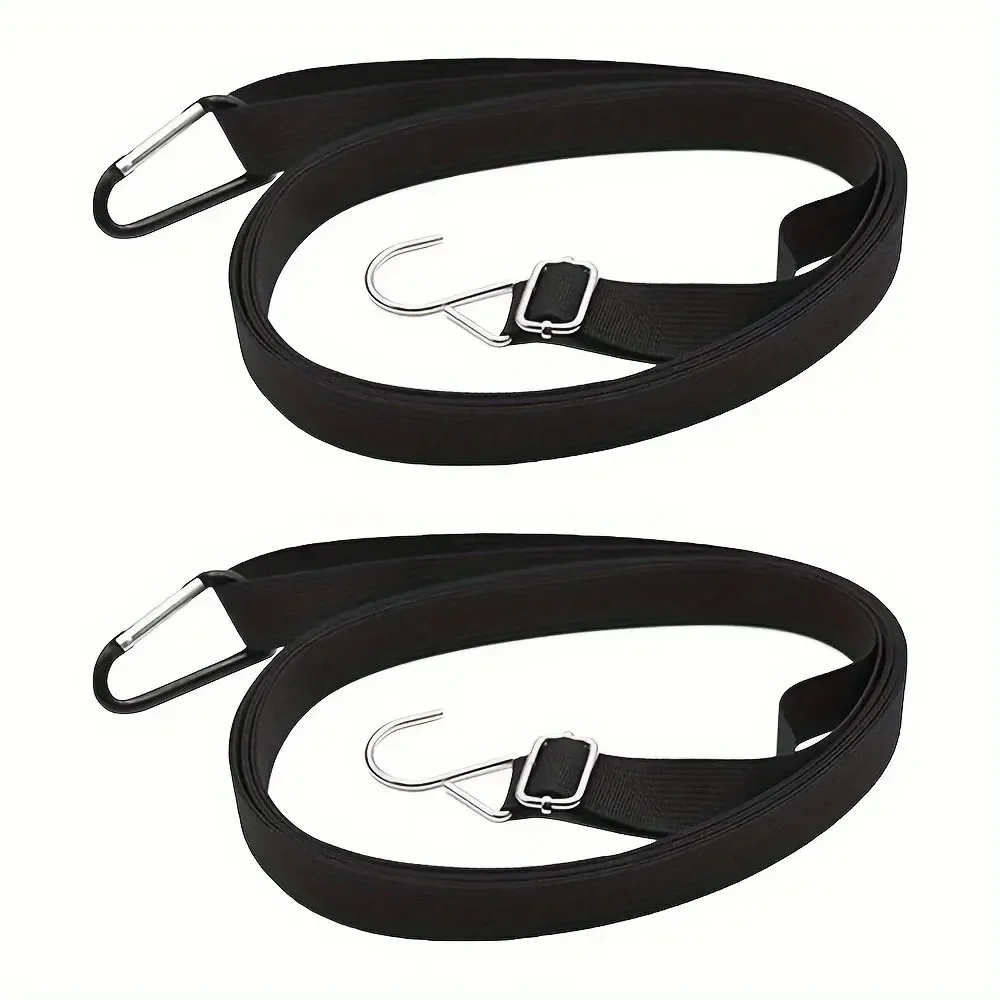 2Pcs Car Cover Windproof Strap Outdoor Protection Nylon Auto Cover Gust Strap Adjustable Vehicle Cover Secure Protector Straps