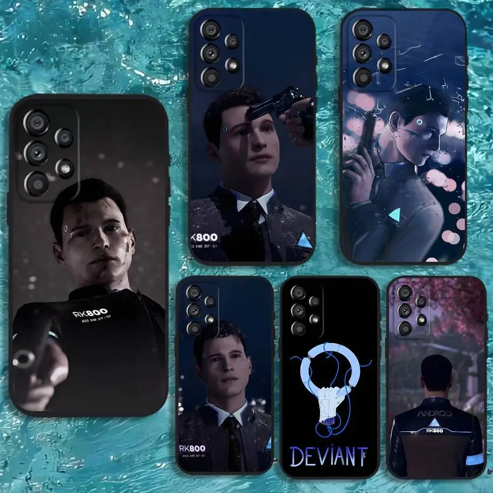 

Detroit Become Human Phone Case For Samsung Galaxy A20,A21s,A22,A31,A32,A52,A53,A72,73,A80 Soft Black Cover