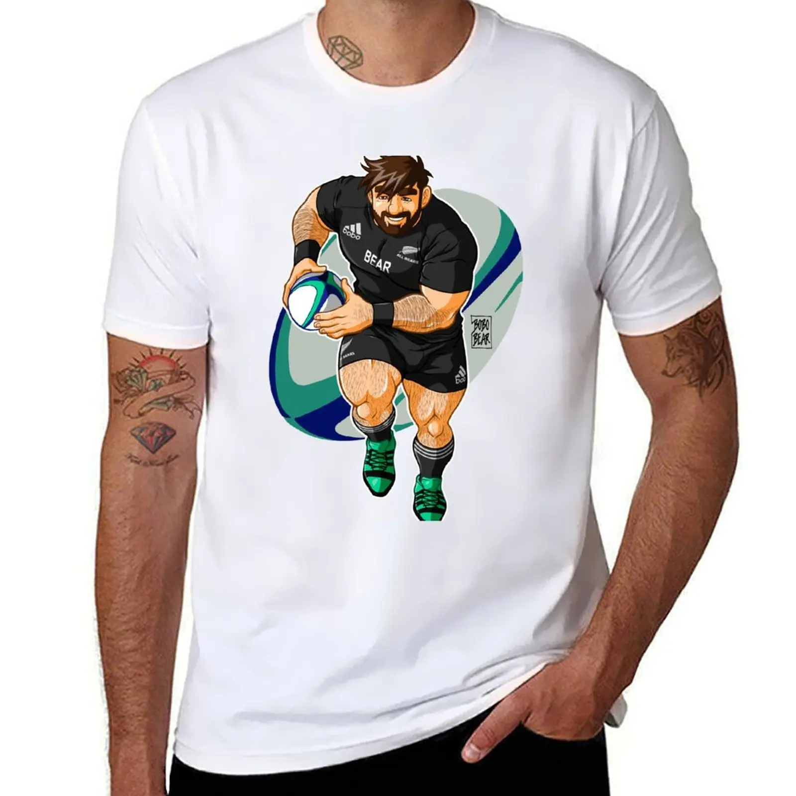 

ADAM LIKES TO PLAY RUGBY - NEW ZEALAND T-Shirt man t shirt designer t shirts for man cotton funny T-Shirt
