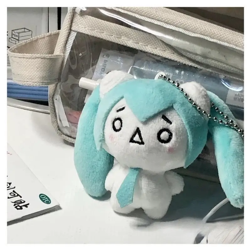 Kawaii Hatsune Miku Future Girl Plush Doll Baby Cute Animation Co Branded Pendant Plush Doll Doll Scene 9Cm Girl Holiday Gift