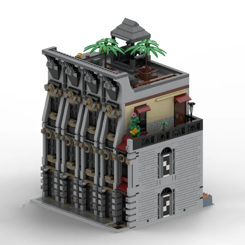 City Street View Moc Building Blocks The Office Building Model Technology Brick DIY Assembly Construction Toy Holiday Gifts