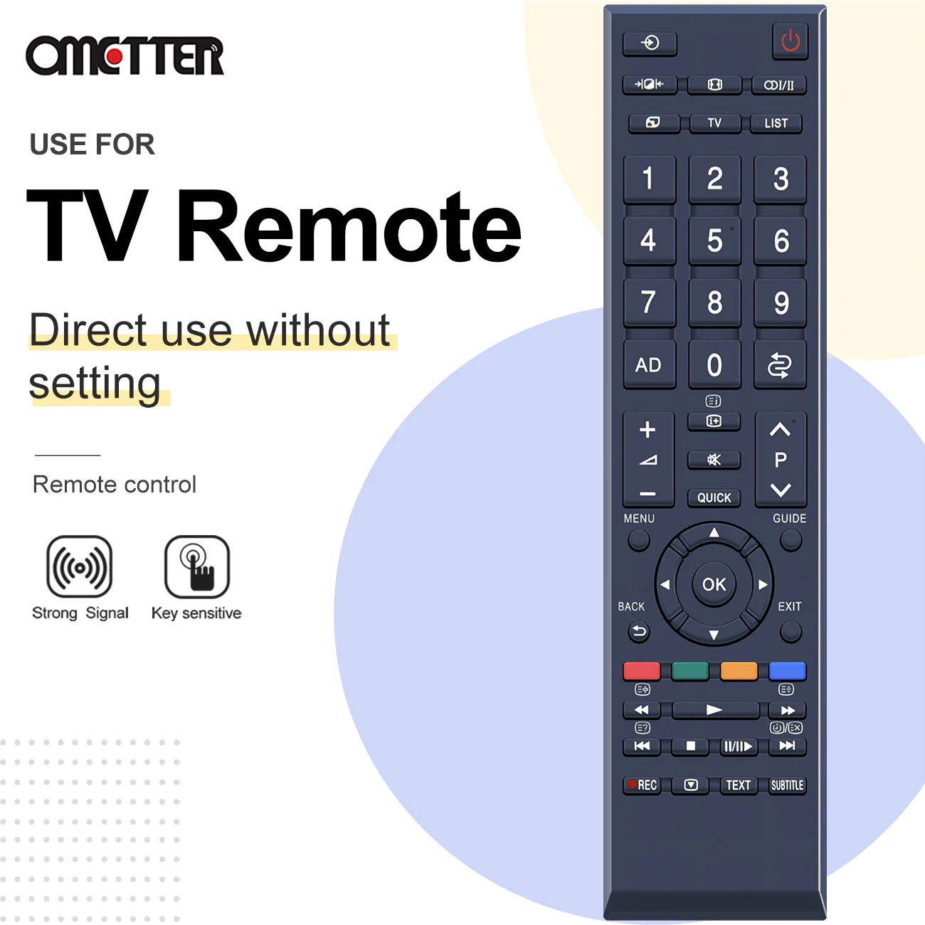 

Оригинал для Toshiba CT-90420 Remote Control REGZA 32TL838 32RL900A 40RL900A