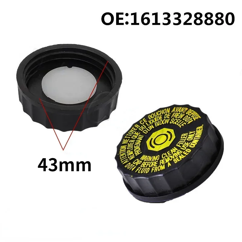 

Car Brake Fluid Reservoir Bottle Tank Cap Cover for Peugeot 206 306 307 308 408 508 Citroen C2 C4 C5 C6 Toyota Corolla Hilux 007
