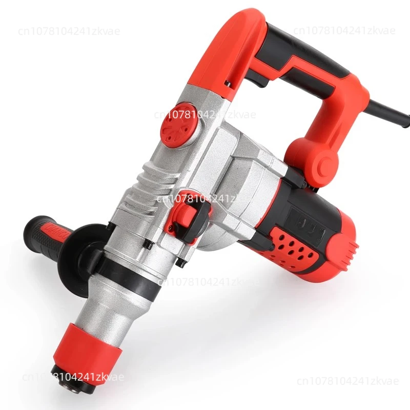 2200W//220V Heavy Duty Rotary Hammer Drill Industry Multifunction Impact Drill Electric Pick for Concrete Metal Stone