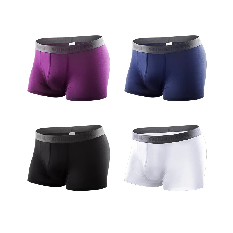 

5pcs Modal men's underwear, mid-waist briefs, sweat-absorbent men's breathable quadrangle pants