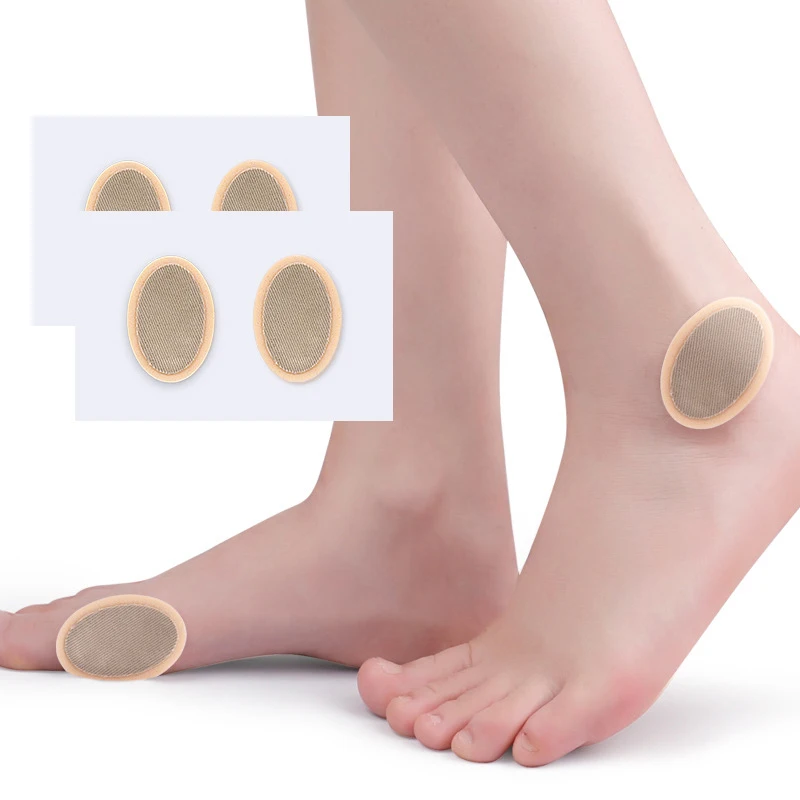 2Sheet Self Adhesive Callus Cushions Oval Shaped Cushion Soft Foam Corn Pad Breathable Toe And Foot Protectors Chicken Eye Patch