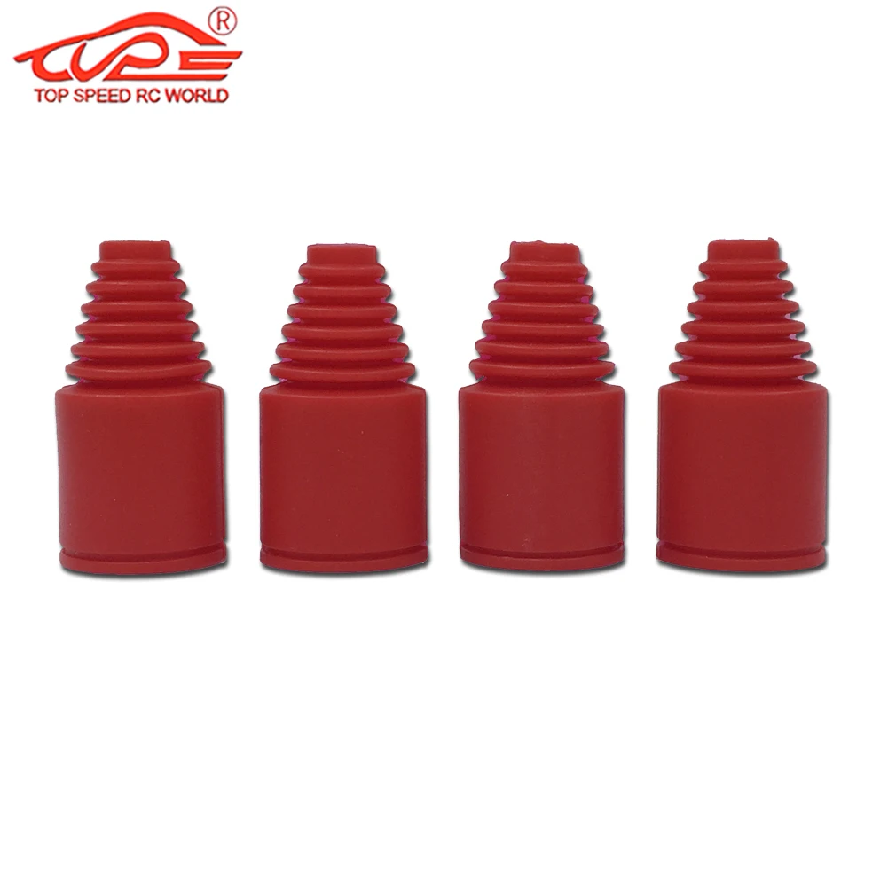 Bota do eixo de gás do carro rc borracha dogbone capa poeira 4 pc/set para 1/5 escala hpi rofun rovan km baja 5b 5t 5sc buggy caminhão peças atualização