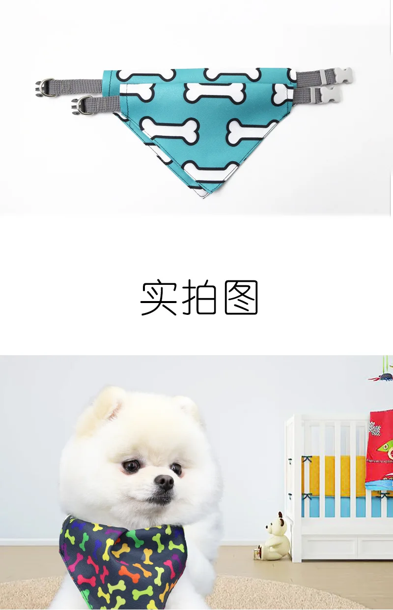 Haustier Speichel Handtuch Anpassung Niedlichen Cartoon Bär Gewebt Hund Katze Kragen Lätzchen Pflege Arc Design Hund Schal für Mädchen Kleine Hunde Katzen – Detail 9