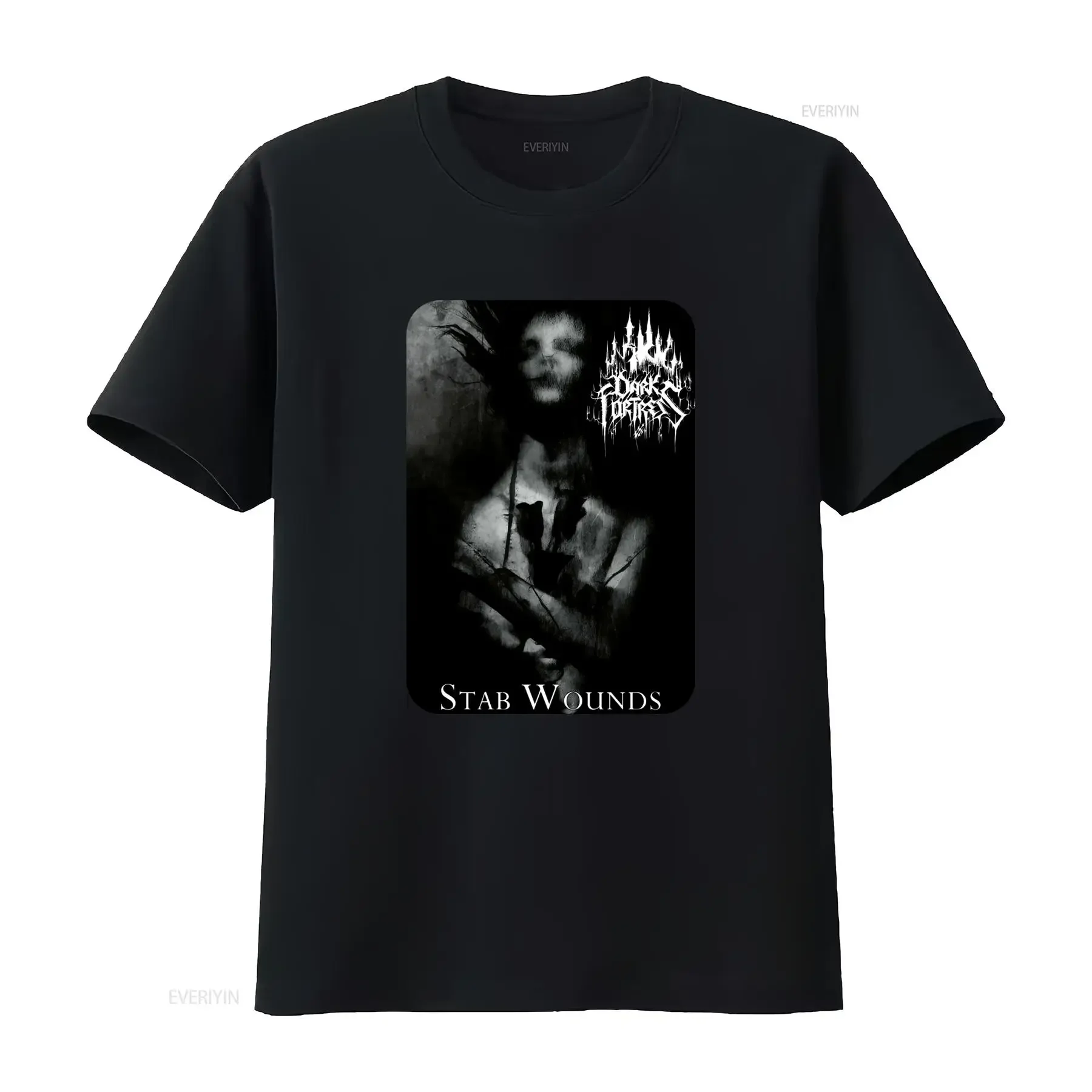 Dark Fortress Stab Wounds T Shirt Heavy Metal Band Merch 2XL New Only Death Will Heal vintage Washed Slightly Unisex