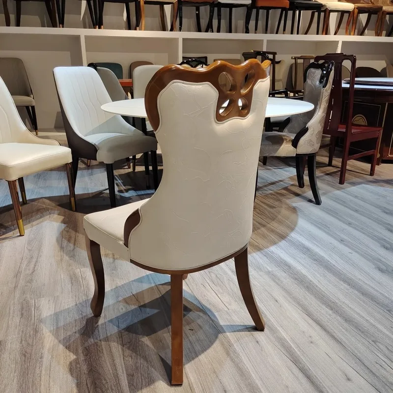 Small-sized furniture, living room, bedroom restaurant, fashion upholstery, hotel leisure, Korean style PU leather villa, s