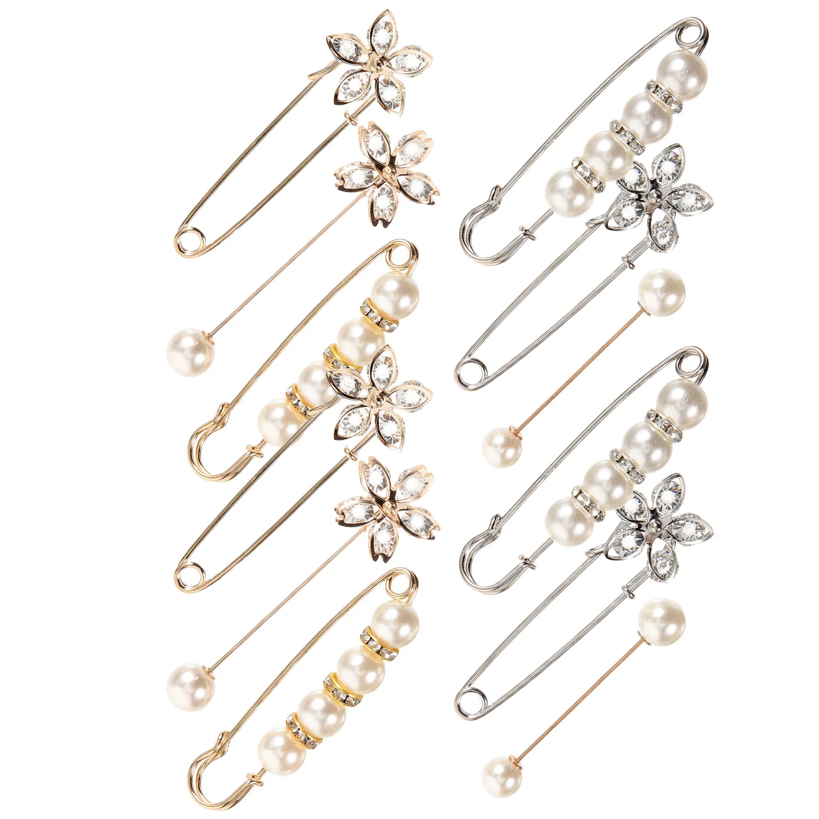 

12pcs Pin for Women Anti Exposure Brooch Pants Waist Tight Dress Shawl Shawl Pin Cardigan Clothing Accessories