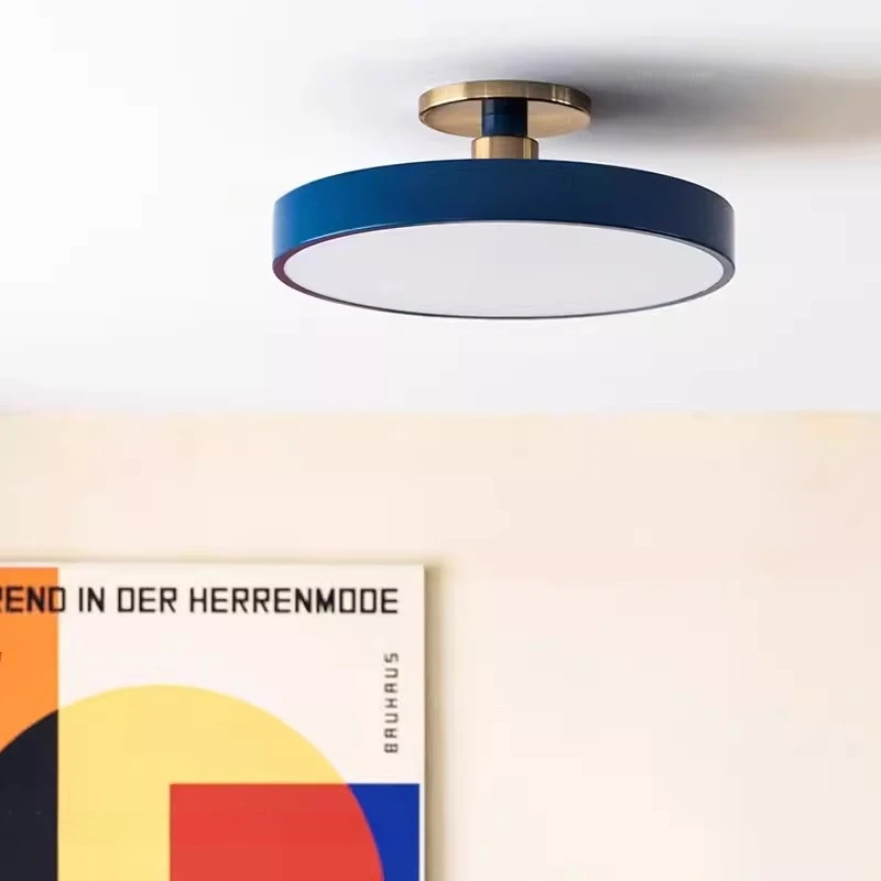 

Light luxury classical ceiling light led eye protection bedroom Nordic simple balcony study aisle