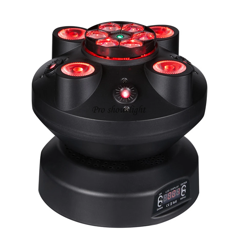 LED Bee Eye Laser Projector, Moving Head Light, Iluminação de Palco, Wash Light para Disco DJ, RGBW, 4in 1, 6x15W, 120W