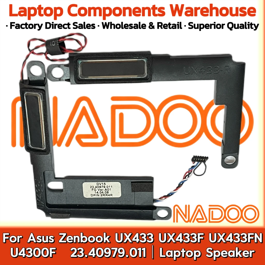 

New Original Laptop Notebook Audio Speaker For Asus Zenbook UX433 UX433F UX433FN U4300F 23.40979.011built-in speaker horn audio