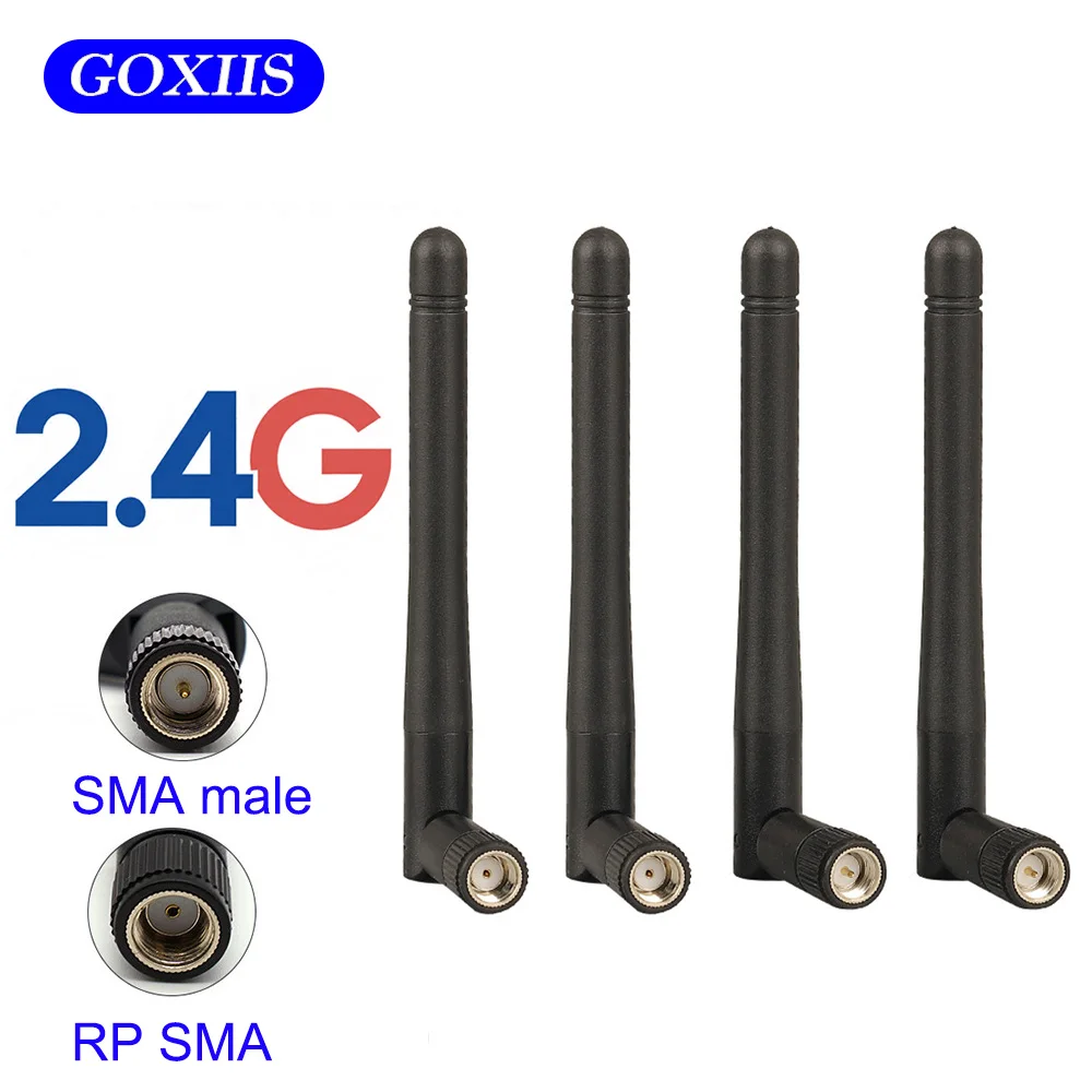 Antena Wifi Bluetooth 2,4G, antena 3dBi, 2400-2500MHz, conector SMA, antena WiFi para tarjeta Mini PCI, adaptador USB, enrutador de red