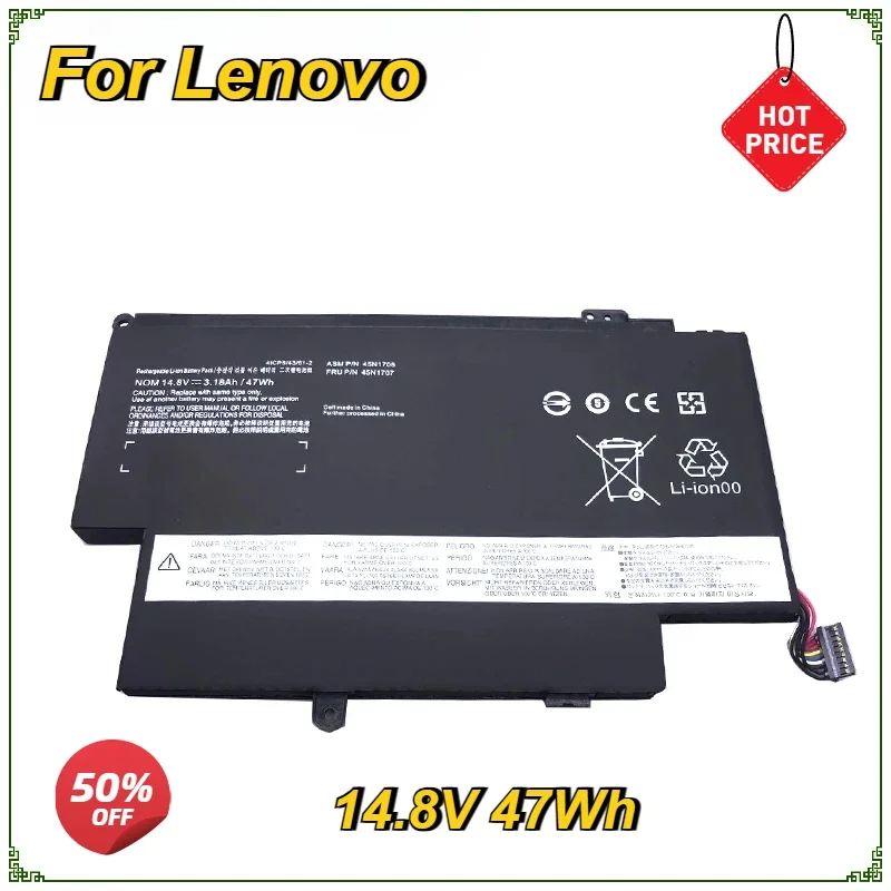 

New 45N1705 45N1706 45N1707 45N1704 Laptop Battery for Lenovo ThinkPad Yoga S1 120 S240 20CD/20C0 12 20DL/20DK Pro for LENOVO