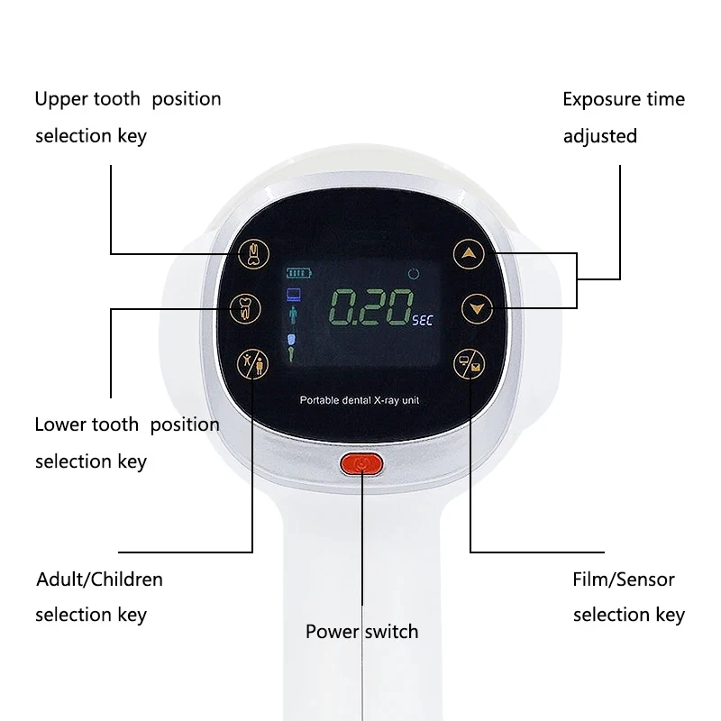 Portable Handheld Wireless Digital X-Ray Unit Veterinary & Intraoral Imaging Radiography