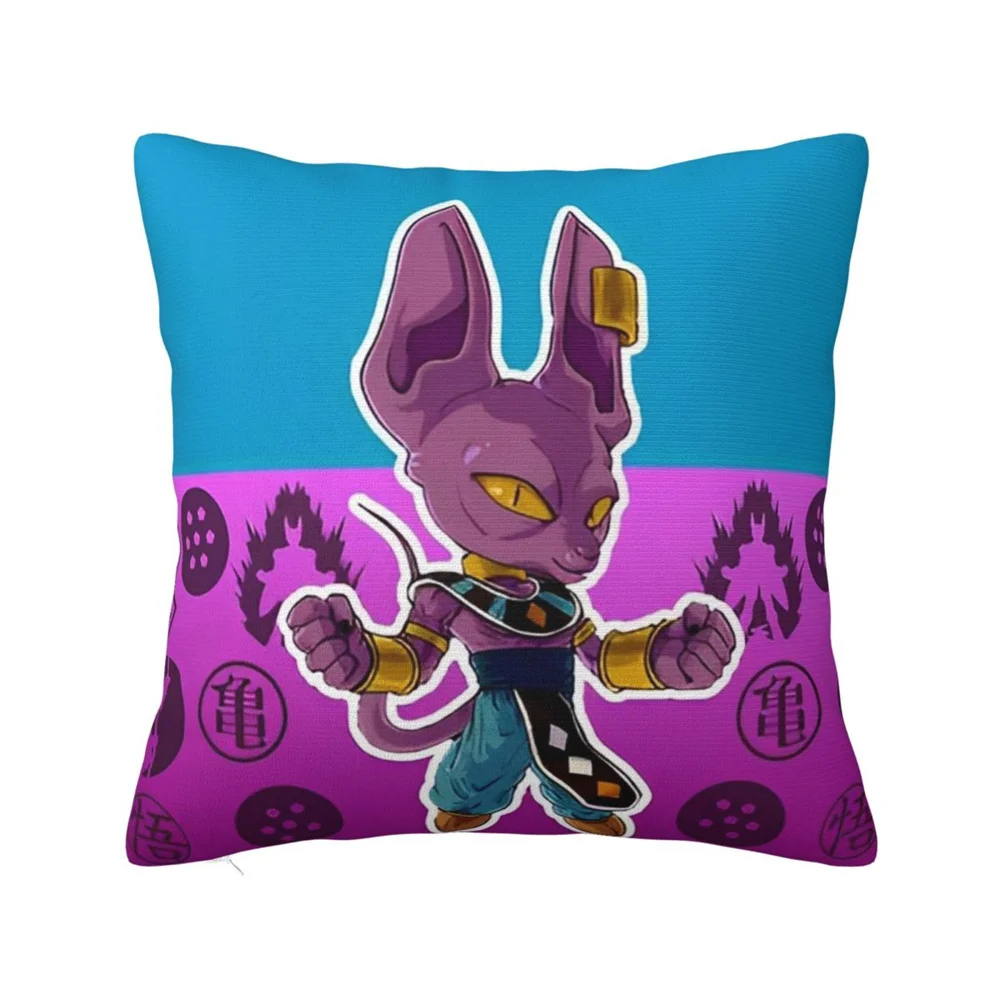 Dragon Ball Super Saiyan Goku Kissenbezug - Anime-Fan-Favorit Dekokissenhülle für Schlafzimmer & Wohnzimmer Dekoration