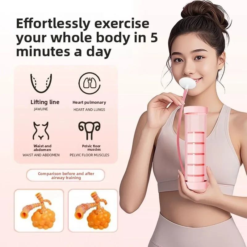 呼吸ダンベル腹部呼吸薄腹アーティファクトエクササイズコア肺活量ベストラインスリミングフェイシャルスキンケアツール