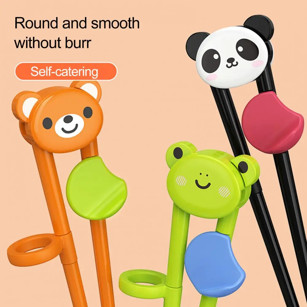 Anti-deformed Training Chopsticks Easy to Clean Eating Train Useful Baby Noodle Eating Practicing Chopsticks Tableware