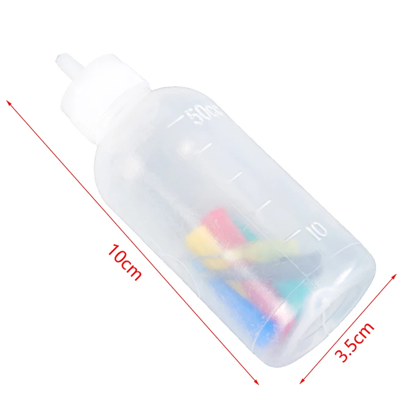 1Pc Jam Painting Squeeze Bottles With Nozzles Cake Decor Family Baking Pastry 50ML Bottle Drawing Tools Jam Pot