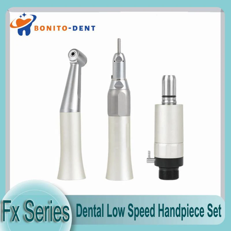 

2 / 4 Holes Fx Series Air Motor Contra Angle External Water Spray Low Speed Handpiece Set