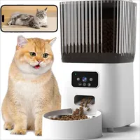 5L Automatic Cat Feeder Smart Auto Pet Bowl APP Camera Remote Control Large 5L Auto Feeder Dog Bowls Cat Dry Food Dispenser