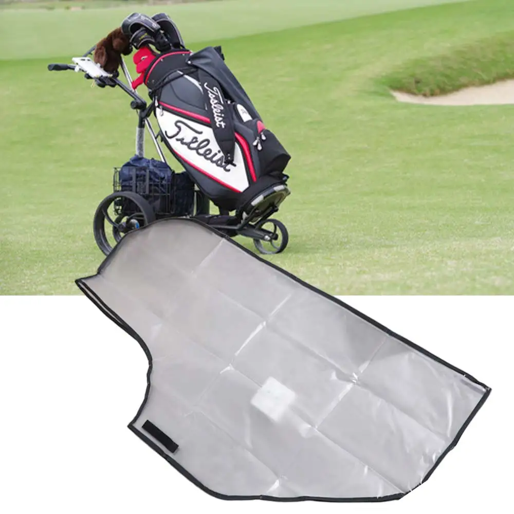 With Zipper Golf Bag Cover Large Capacity PVC Clear Golf Bag Rain Coat Carrying Case Waterproof Golf Bags Shield Court Supplies