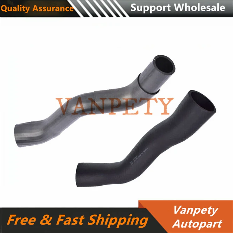 2X Intercooler Air Intake & Outlet Hose Pipe For Mitsubishi Triton MN 2.5L Turbo 1505A377 + 1505A850 1505A088