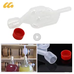 Air Lock Valve Beer Brewing One-way Wine Fermentation Check Valve Plastic Air Lock Water Seal Winemaking Exhaust Valve Fermenter