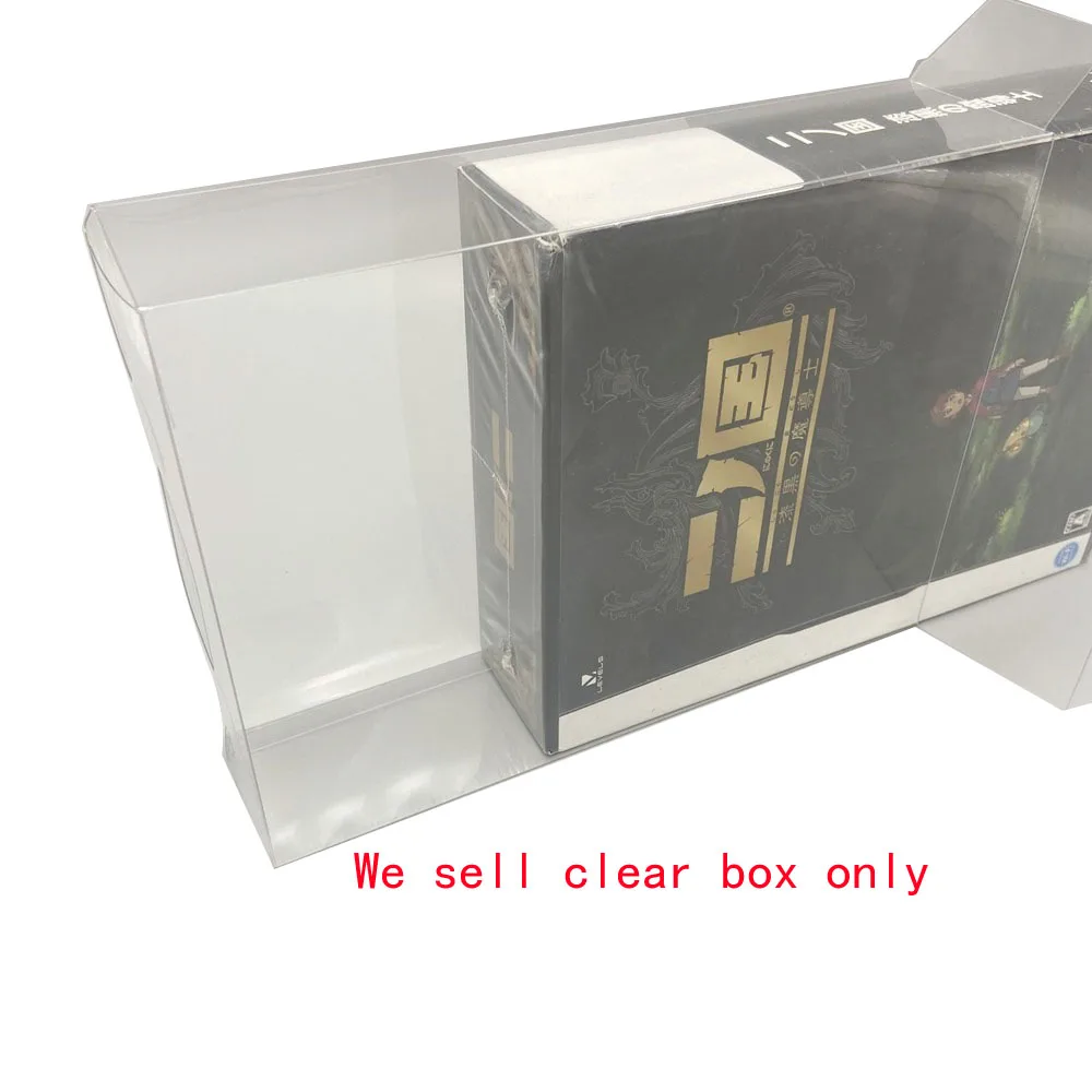 Transparent clear PET cover For NDS Ni no Kuni 2   game  special edition limited storage display box case