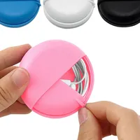 Multi-function Round Shaped All In Order Earphone Case Rotating Storage Jewelry Protective Wire Cable Organizer Data Line Box