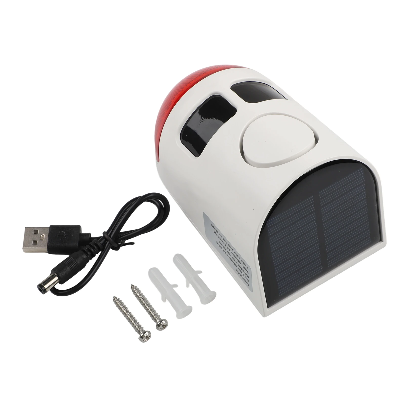 12*6.9*7.5cm Motion Sensor Light Rechargeable Solar Sensor Light Energy Saving Light LED Security Light IP65 Waterproof