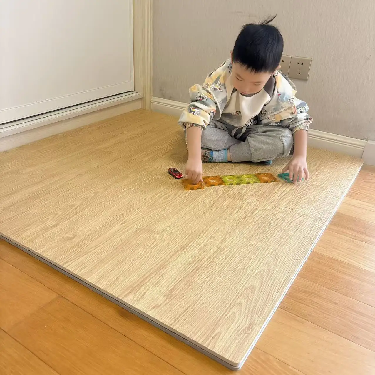 

Экологичный пенополиуретановый коврик-мозаика для пола, для спальни и гостиной, с узором под дерево, без формальдегида, для зимы и прохлады.