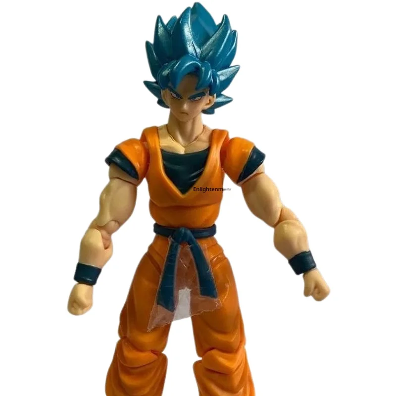 Anime Figurine Saiyan Joint Movable And Interchangeable Boxed Desktop Ornament Peripheral Unisex Children Holiday Gift