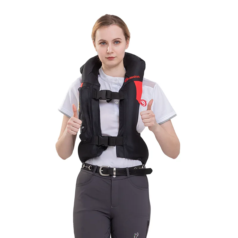 

Equestrian Inflatable Armor Air Cylinder Style Adult Kids Riding Safety Vest Equestrian Supplies