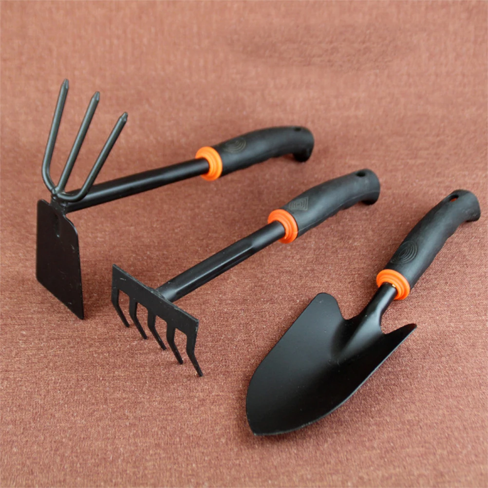 

Five Tooth Steel Rake Handle Cultivate Tough Soil Aerate Garden Tools Mini Grass Rake Hand Tool Shovel Spade
