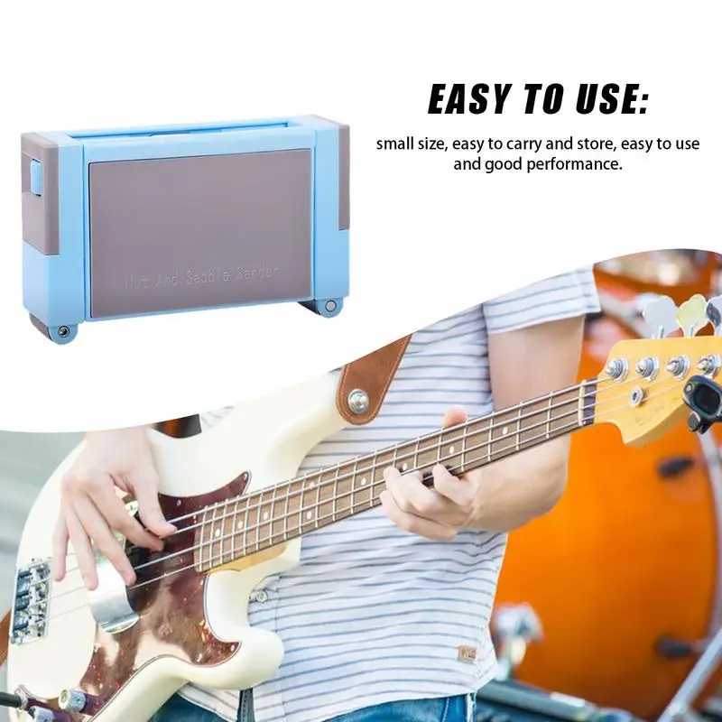 Luthier Sanding Tools Leveler Slotting Files For Guitar Guitar Nut And Saddle Sander Leveler Slotting Files For Electric