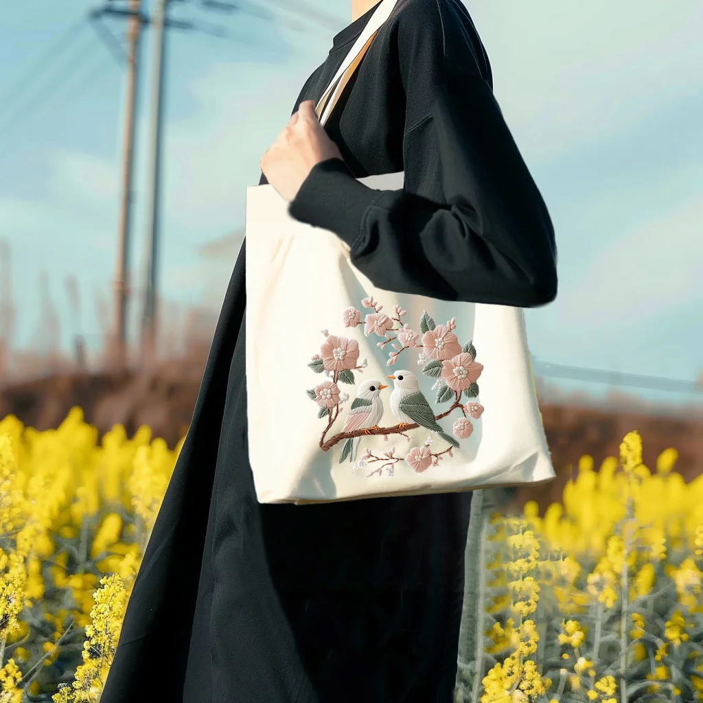 الوردي الطيور حقيبة التطريز كاتب كيت DIY كيت الخياطة الفن إبرة الفن الحرفية اللوحة