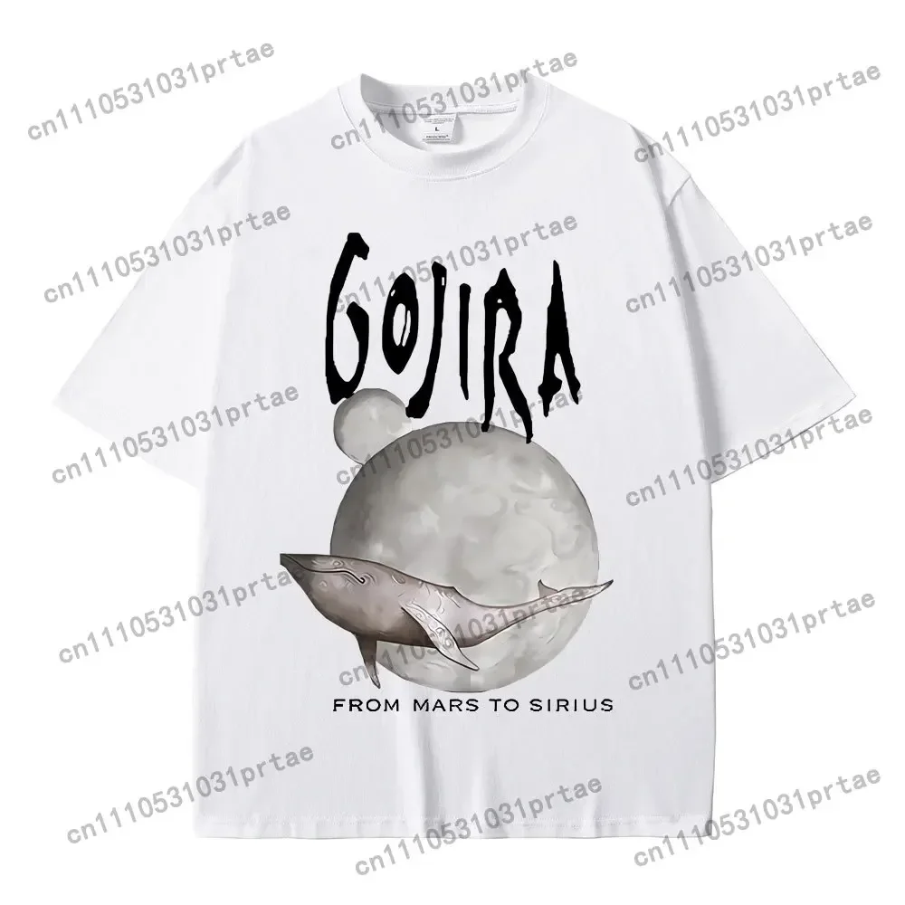 France Metal Band Gojira From Mars To Sirius Flying Whales Music Album Graphic T Shirt Men Women Vintage Gothic Rock T-shirts bL