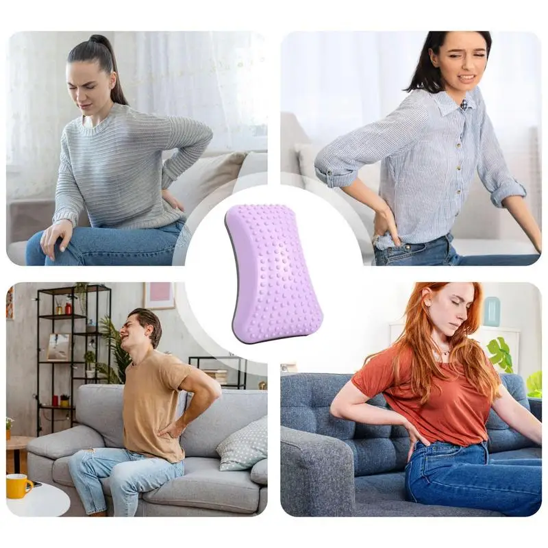 Refresh Back Stretcher Pillow Cushion And Brace Ergonomic Posture Corrector Pillow Inflatable Lumbar Support Spine Board Lower