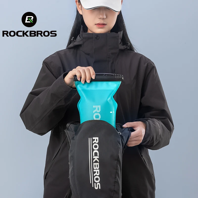 ROCKBROS Water Bag 2L Capacity Water Backpack Lightweight Portable Compact Size Outdoors Water Bag Camping Hiking Accessories