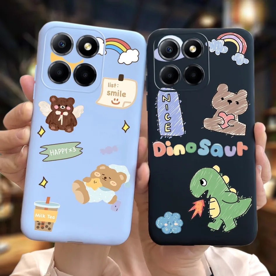 For Honor X8 Phone Case TFY-LX3 Protector For Honor X8 5G 2022 VNE-N41 Soft Silicone Cover For Honor X6 VNE-LX1 VNE-LX2 TPU Case