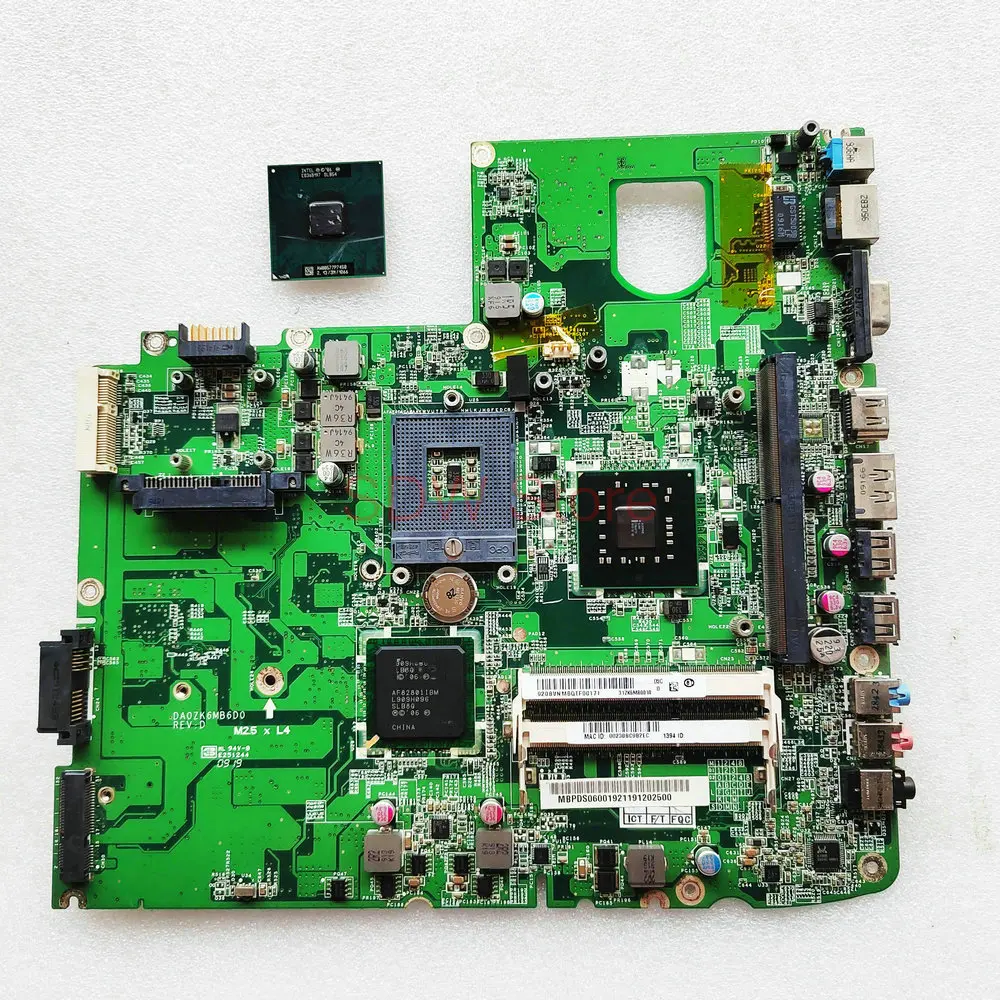 

DA0ZK6MB6D0 Mainboard For Acer Aspire 5739 5739G Laptop Motherboard 1GB MB.PDS06.001 MBPDS06001 100% TESED OK