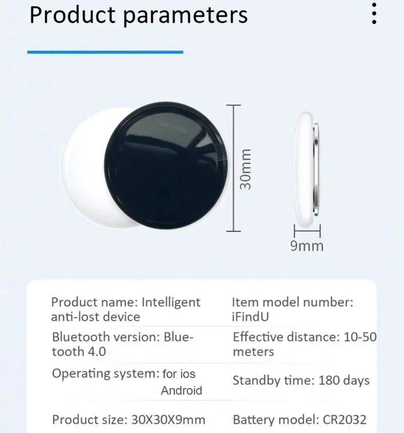 علامة Xiaomi الذكية Bluetooth5.0 للعثور على تطبيقي علامة الهواء الذكية بلوتوث محدد موقع الطفل مكتشف حقيبة مكافحة فقدان طوق الحيوانات الأليفة مع المقتفي