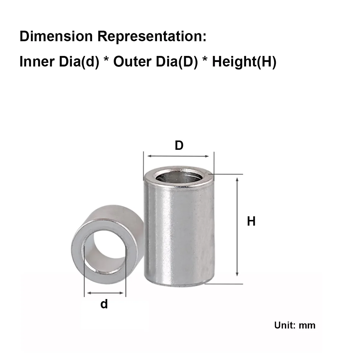 Hohlwellen auskleidung aus Aluminium legierung Unter leg scheibe Metallrohr schrauben verschleiß fest verdickte Aluminium-Flach dichtung Distanz hülse m6m8m10