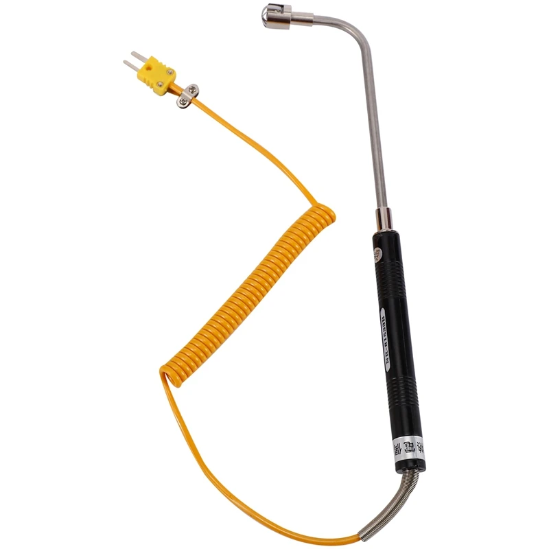 Sensor tipo K de NR-81533B, sonda de temperatura superficial de ángulo recto, termopar de alta temperatura-50 a 500 ℃