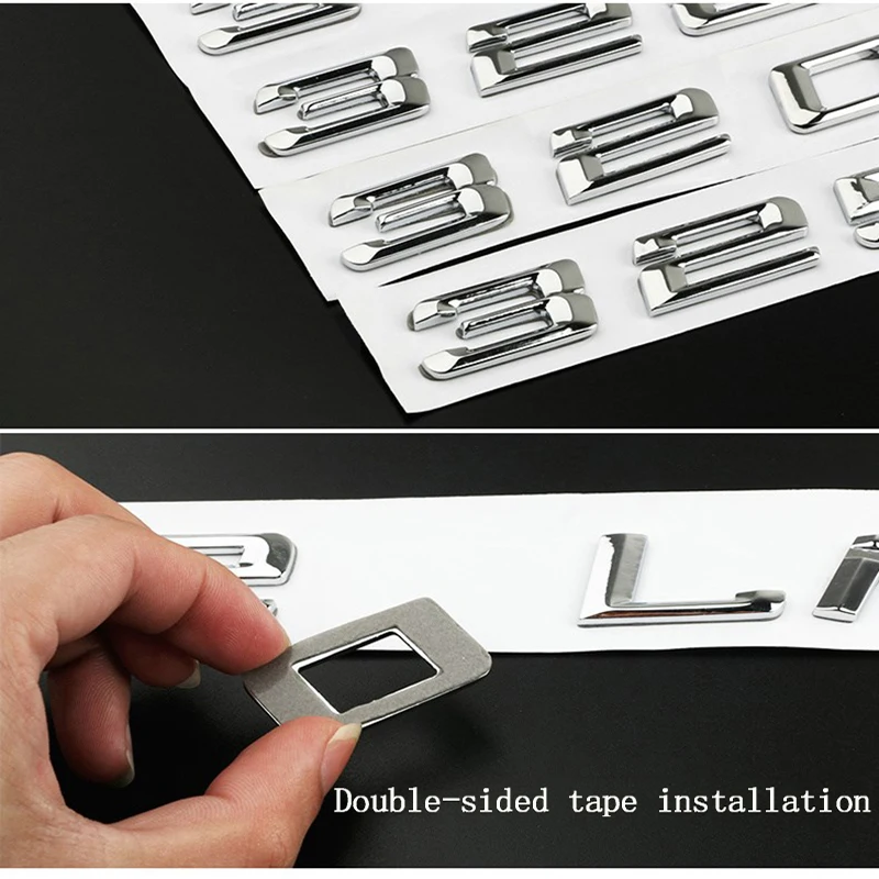 Letras de maletero ABS 3D para coche, insignia de logotipo, emblema, calcomanía, pegatina para BMW serie 3, 320i, 325i, 328i, 330i, 335i, E46, E90,